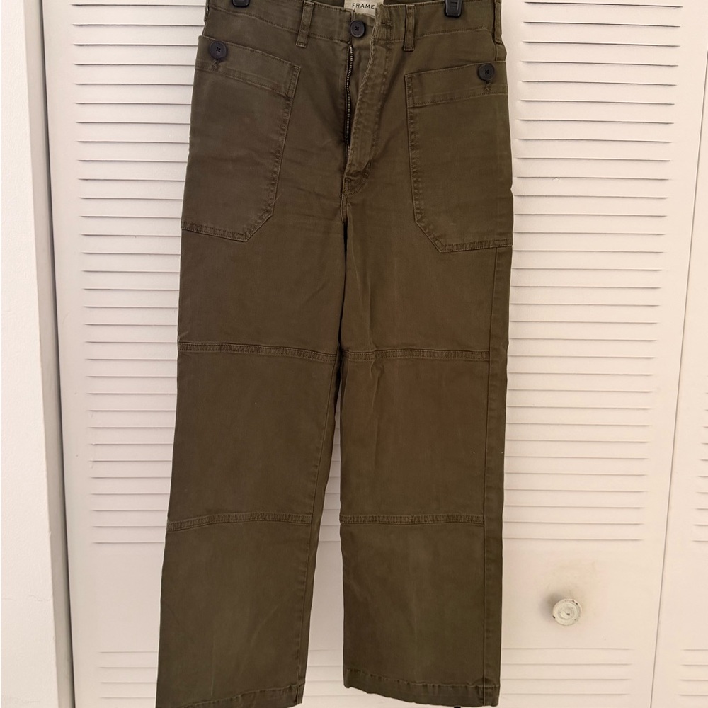 Frame Denim green Pants